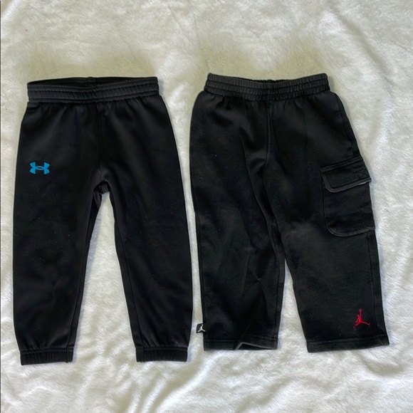 Under Armour Black Joggers with Elastic Waistbands and Tapered Ankles - Picture 1 of 5